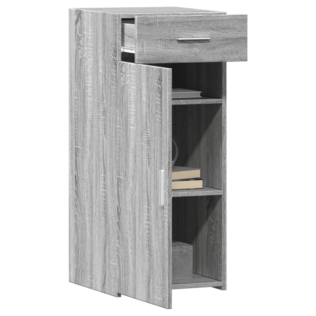 vidaXL Sideboard Grey Sonoma 40x42,5x93 cm Engineered Wood