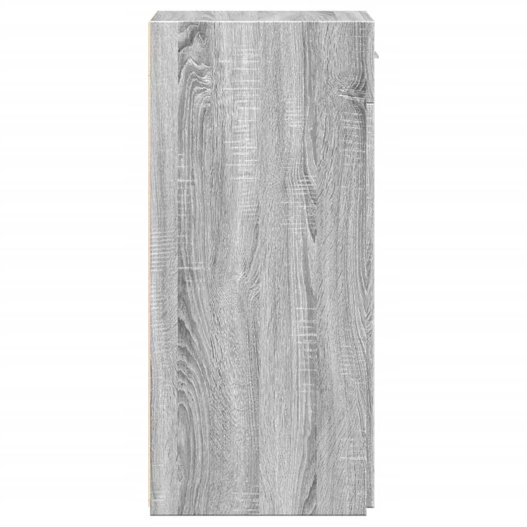 vidaXL Sideboard Grey Sonoma 40x42,5x93 cm Engineered Wood