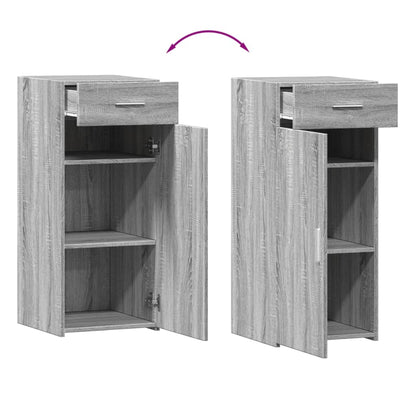 vidaXL Sideboard Grey Sonoma 40x42,5x93 cm Engineered Wood