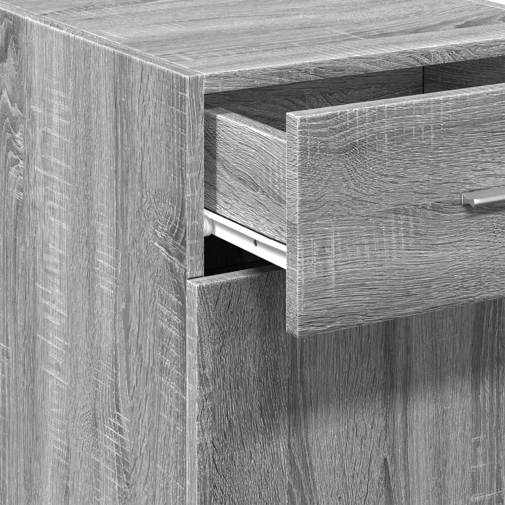 vidaXL Sideboard Grey Sonoma 40x42,5x93 cm Engineered Wood