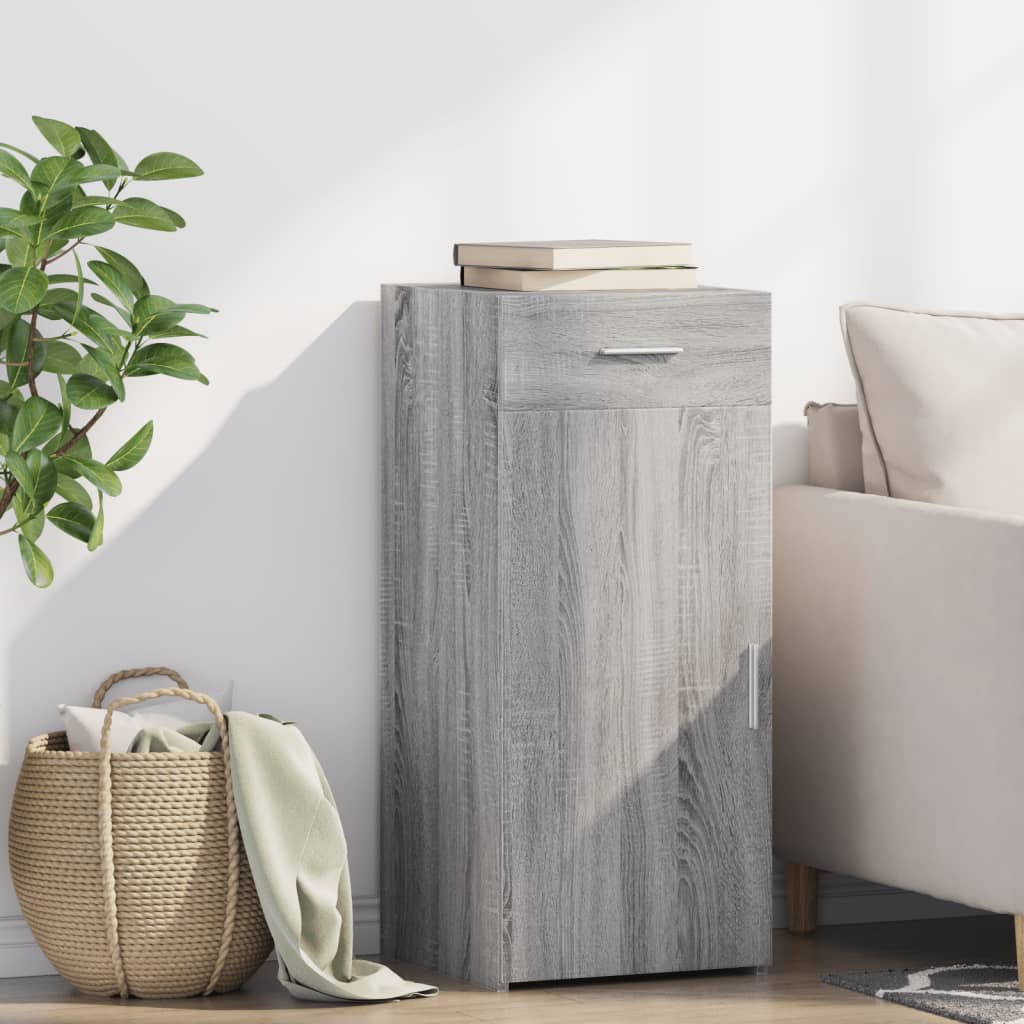 vidaXL Sideboard Grey Sonoma 40x42,5x93 cm Engineered Wood