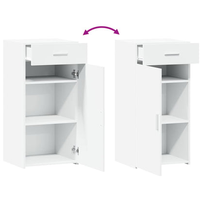 vidaXL Sideboard White 45x42,5x93 cm Engineered Wood