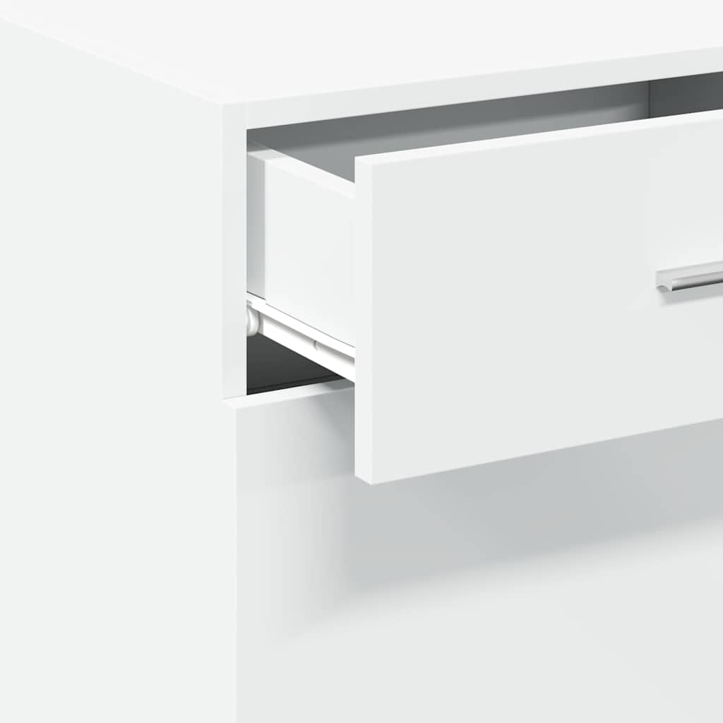 vidaXL Sideboard White 45x42,5x93 cm Engineered Wood