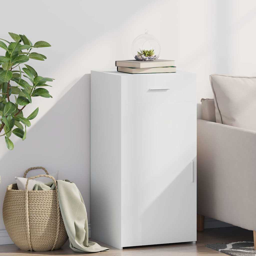 vidaXL Sideboard White 45x42,5x93 cm Engineered Wood