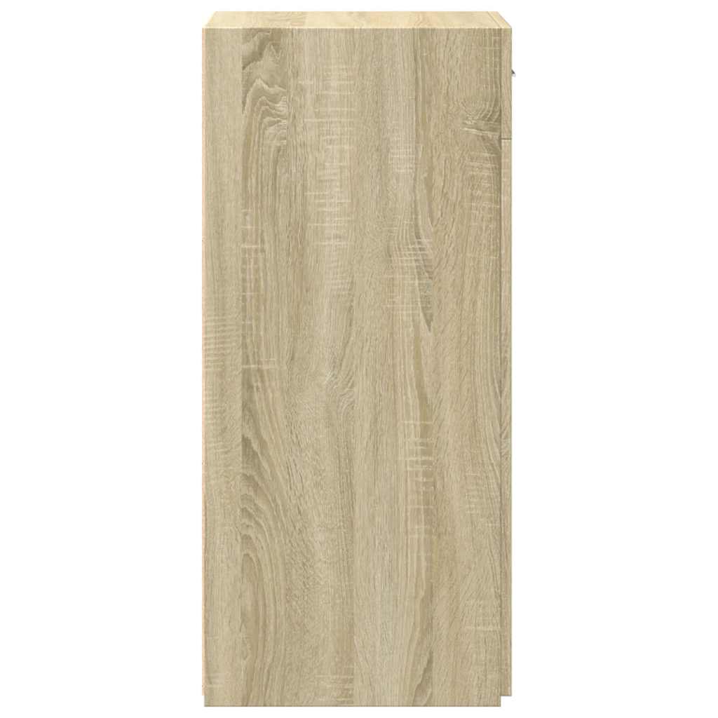 vidaXL Sideboard Sonoma Oak 45x42.5x93 cm Engineered Wood
