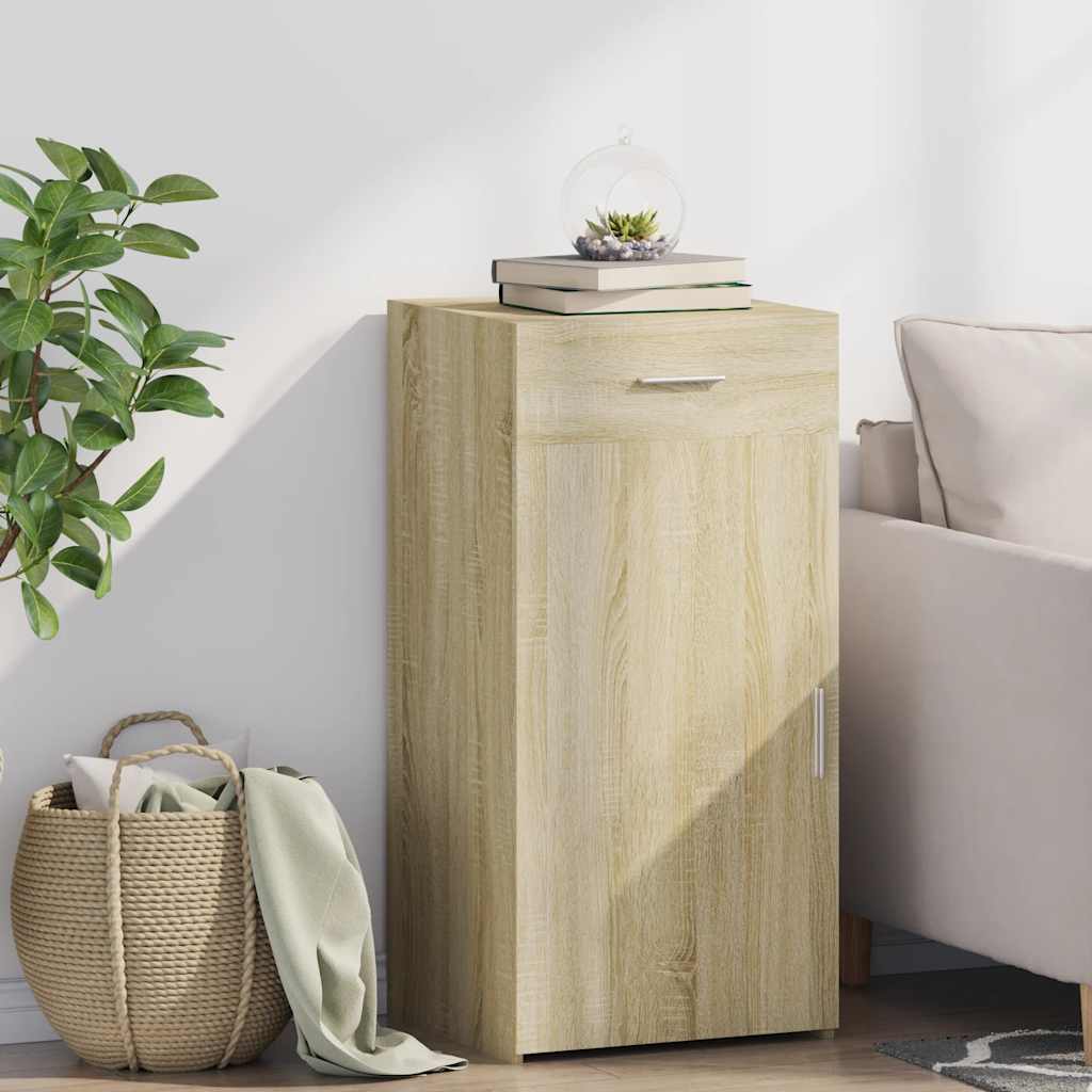 vidaXL Sideboard Sonoma Oak 45x42,5x93 cm Engineered Wood