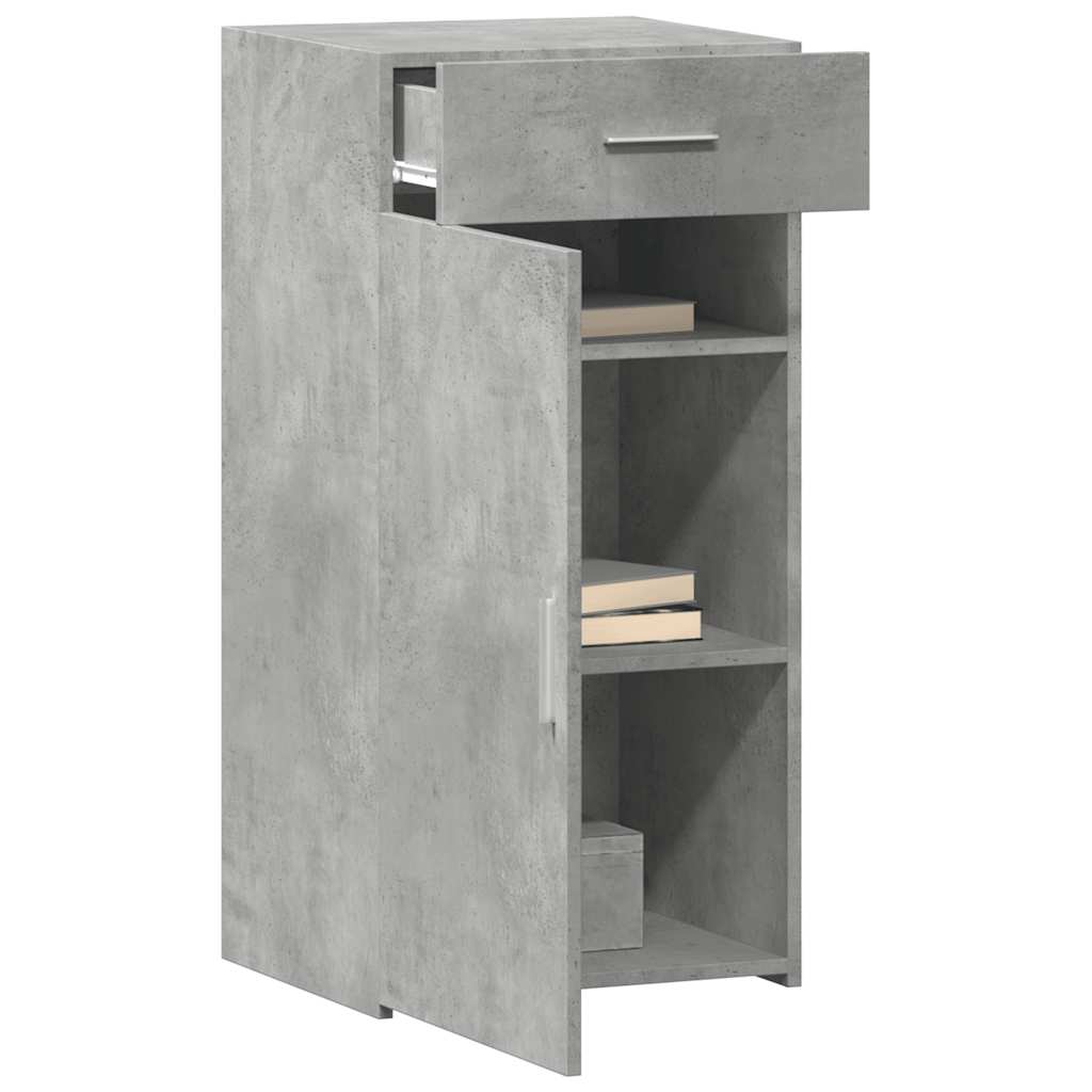vidaXL Sideboard Concrete Grey 45x42,5x93 cm Engineered Wood