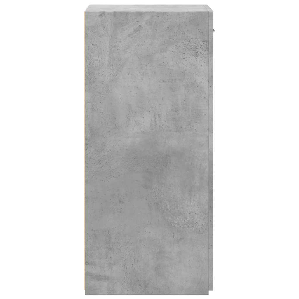 vidaXL Sideboard Concrete Grey 45x42,5x93 cm Engineered Wood