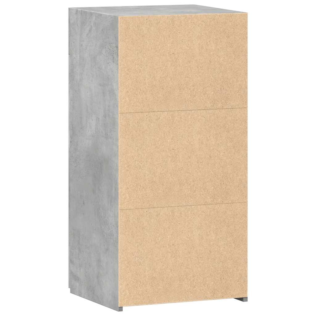 vidaXL Sideboard Concrete Grey 45x42,5x93 cm Engineered Wood