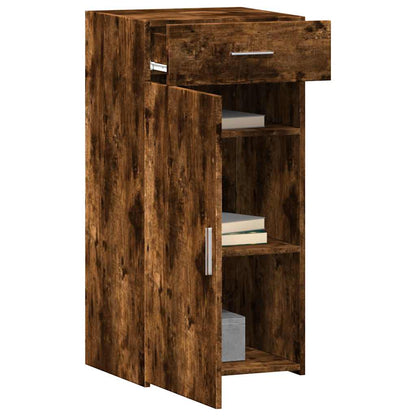 vidaXL Sideboard Smoked Oak 45x42,5x93 cm Engineered Wood