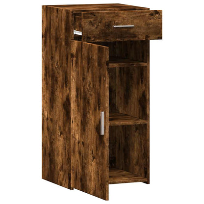 vidaXL Sideboard Smoked Oak 45x42.5x93 cm Engineered Wood
