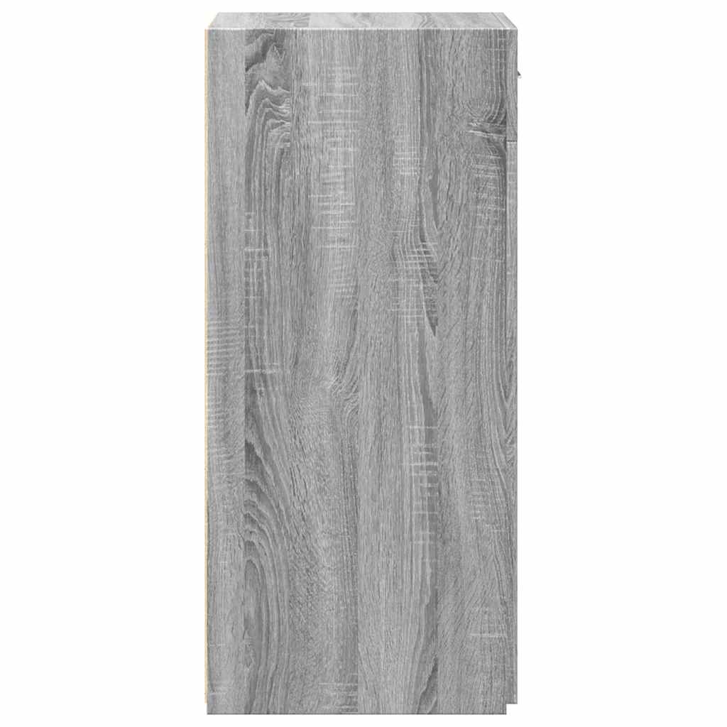 vidaXL Sideboard Grey Sonoma 45x42.5x93 cm Engineered Wood