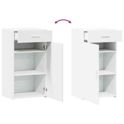 vidaXL Sideboard White 50x42,5x93 cm Engineered Wood