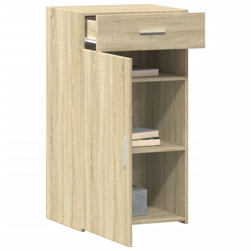 vidaXL Sideboard Sonoma Oak 50x42,5x93 cm Engineered Wood