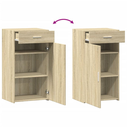 vidaXL Sideboard Sonoma Oak 50x42,5x93 cm Engineered Wood