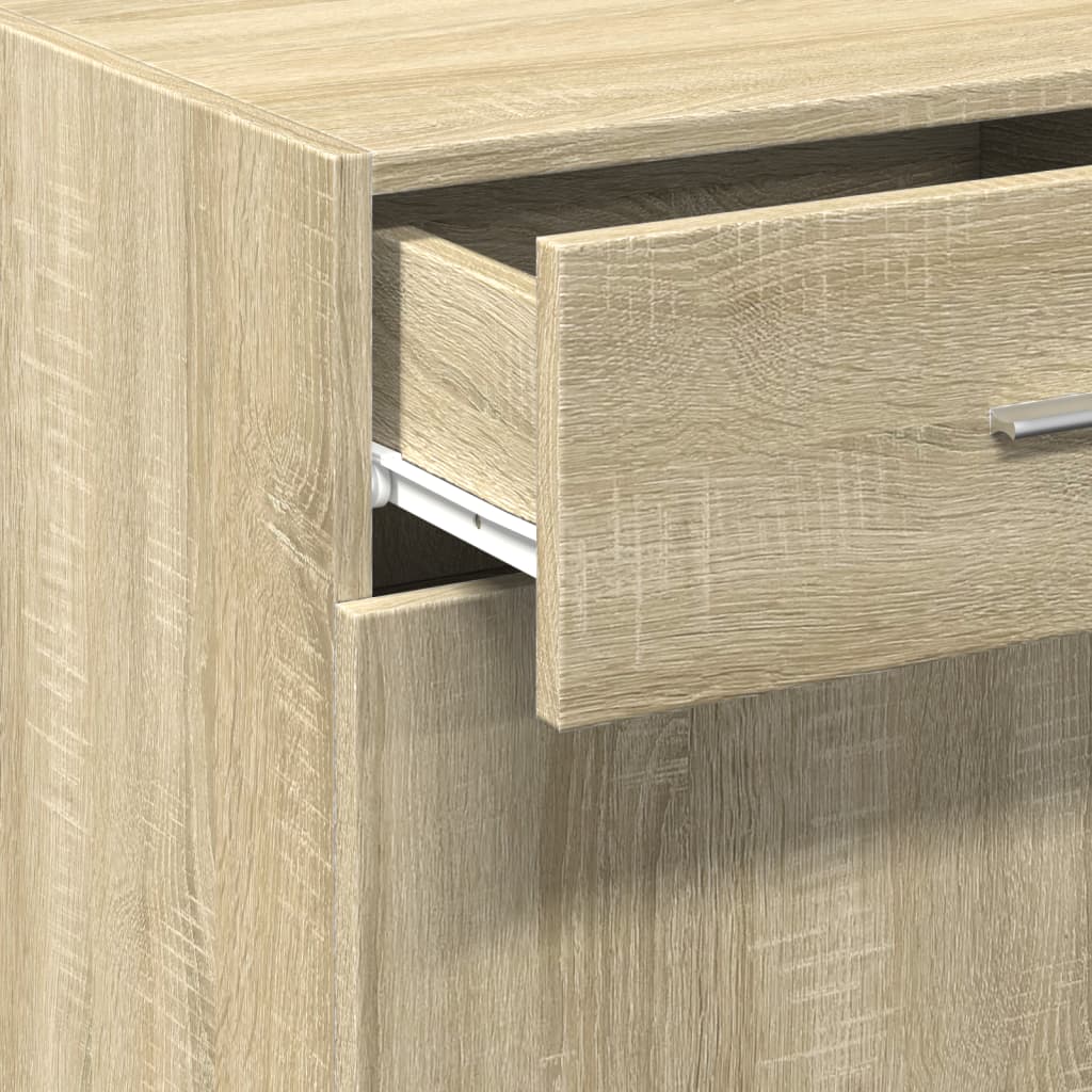 vidaXL Sideboard Sonoma Oak 50x42,5x93 cm Engineered Wood
