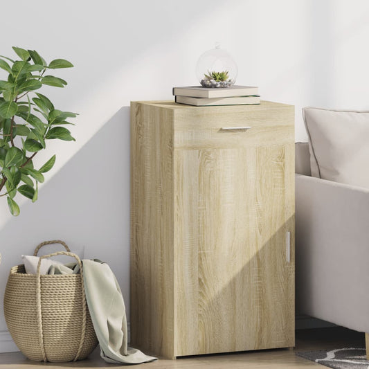 vidaXL Sideboard Sonoma Oak 50x42,5x93 cm Engineered Wood