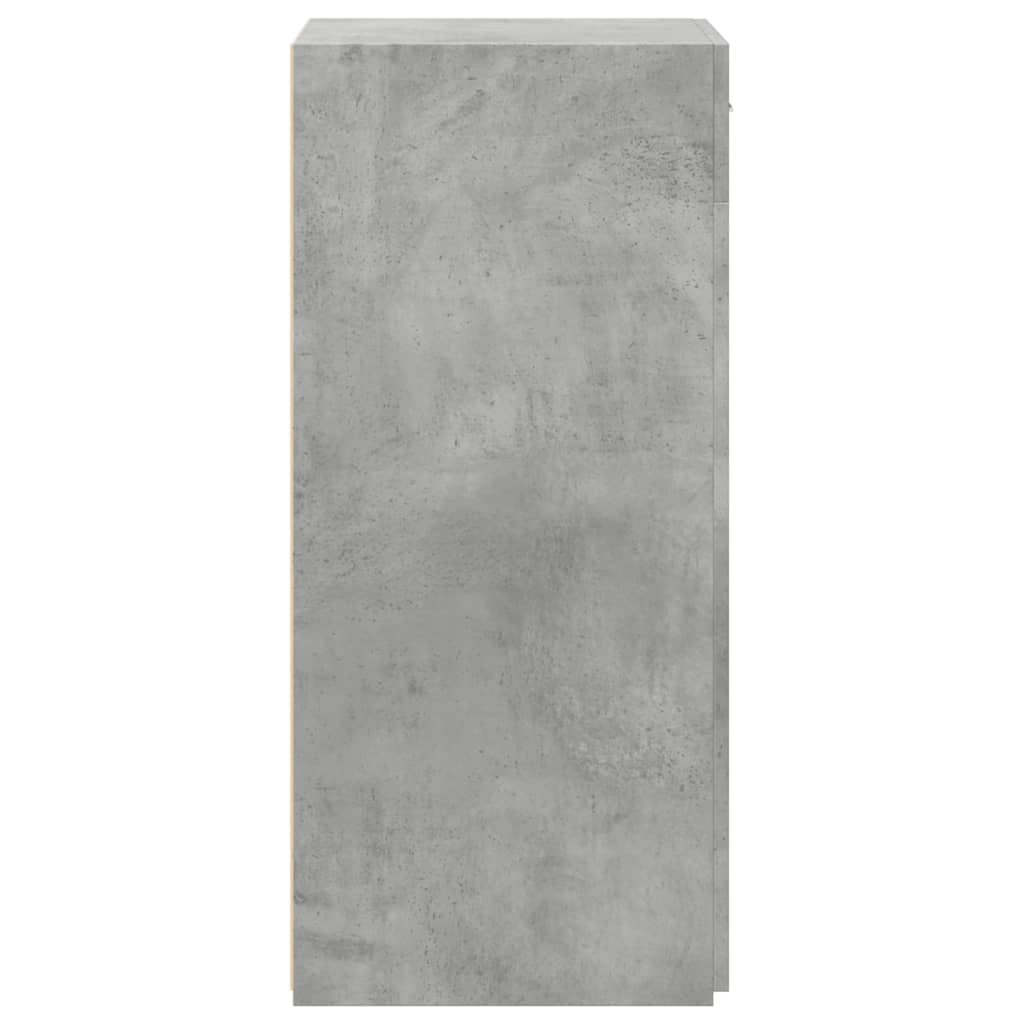 vidaXL Sideboard Concrete Grey 50x42,5x93 cm Engineered Wood