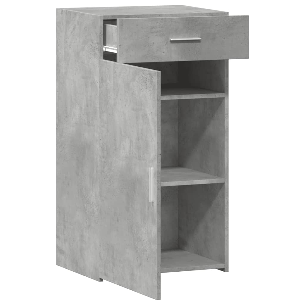 vidaXL Sideboard Concrete Grey 50x42,5x93 cm Engineered Wood