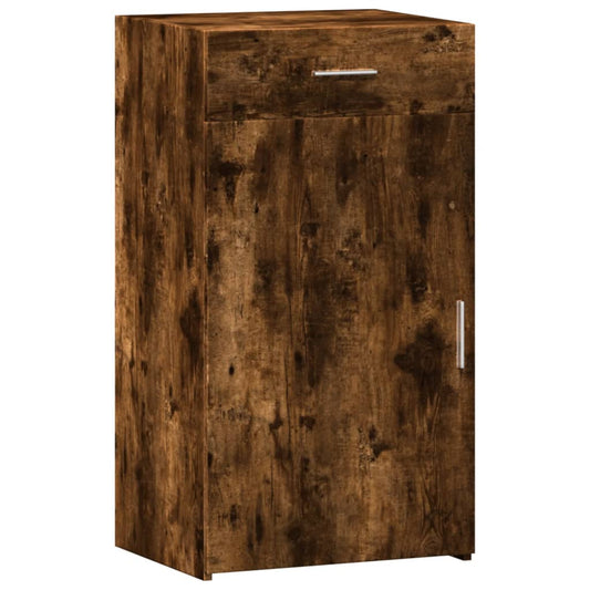 vidaXL Sideboard Smoked Oak 50x42,5x93 cm Engineered Wood