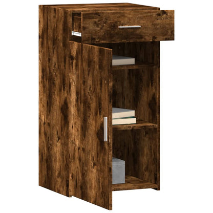 vidaXL Sideboard Smoked Oak 50x42,5x93 cm Engineered Wood