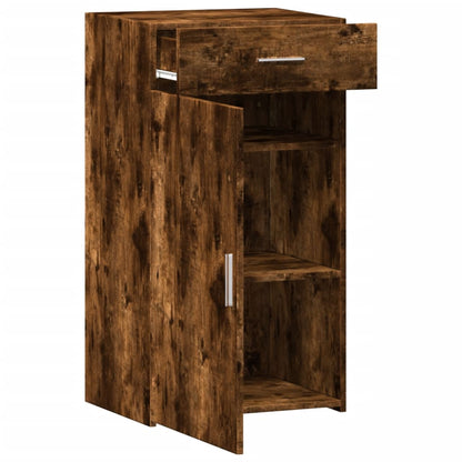 vidaXL Sideboard Smoked Oak 50x42,5x93 cm Engineered Wood