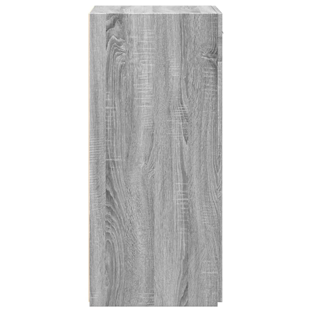 vidaXL Sideboard Grey Sonoma 50x42,5x93 cm Engineered Wood