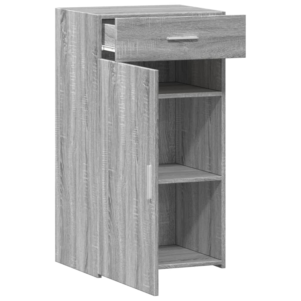 vidaXL Sideboard Grey Sonoma 50x42,5x93 cm Engineered Wood