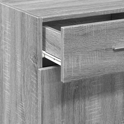 vidaXL Sideboard Grey Sonoma 50x42,5x93 cm Engineered Wood