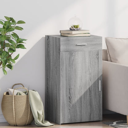 vidaXL Sideboard Grey Sonoma 50x42,5x93 cm Engineered Wood