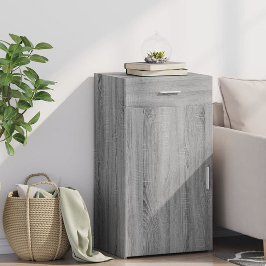 vidaXL Sideboard Grey Sonoma 50x42,5x93 cm Engineered Wood
