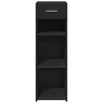 vidaXL Sideboard Black 30x42,5x93 cm Engineered Wood