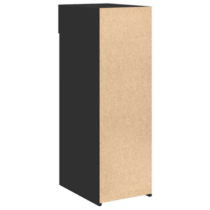 vidaXL Sideboard Black 30x42,5x93 cm Engineered Wood