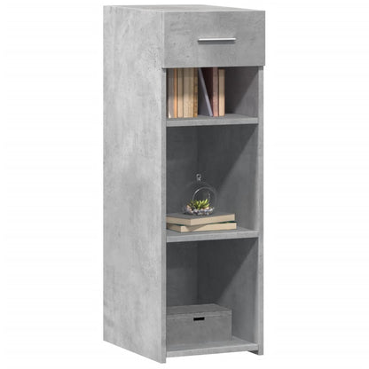 vidaXL Sideboard Concrete Grey 30x42,5x93 cm Engineered Wood