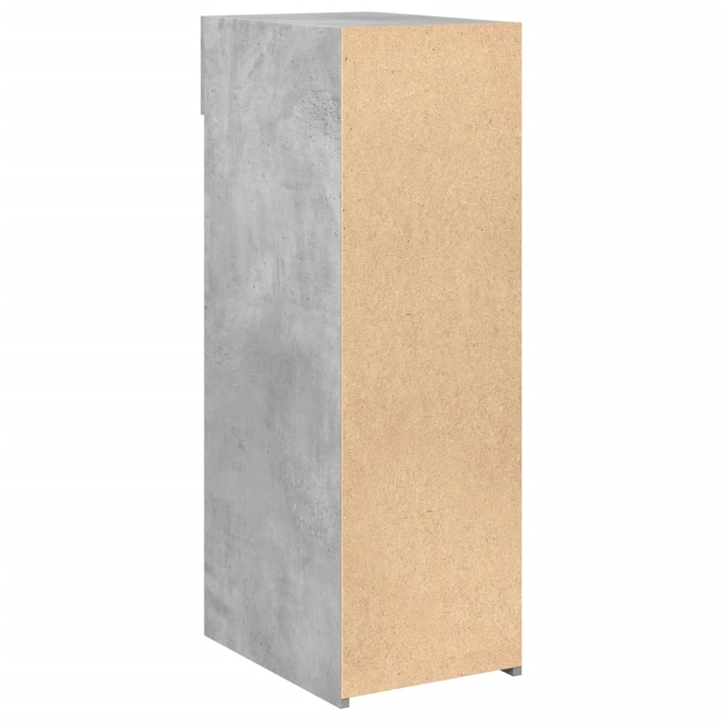 vidaXL Sideboard Concrete Grey 30x42,5x93 cm Engineered Wood