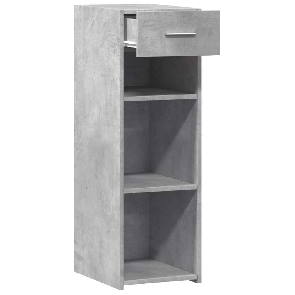 vidaXL Sideboard Concrete Grey 30x42,5x93 cm Engineered Wood