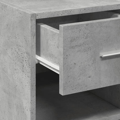 vidaXL Sideboard Concrete Grey 30x42,5x93 cm Engineered Wood