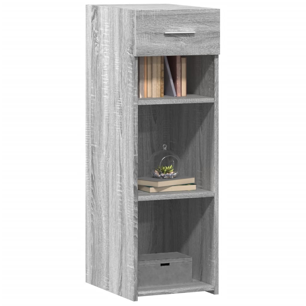 vidaXL Sideboard Grey Sonoma 30x42,5x93 cm Engineered Wood