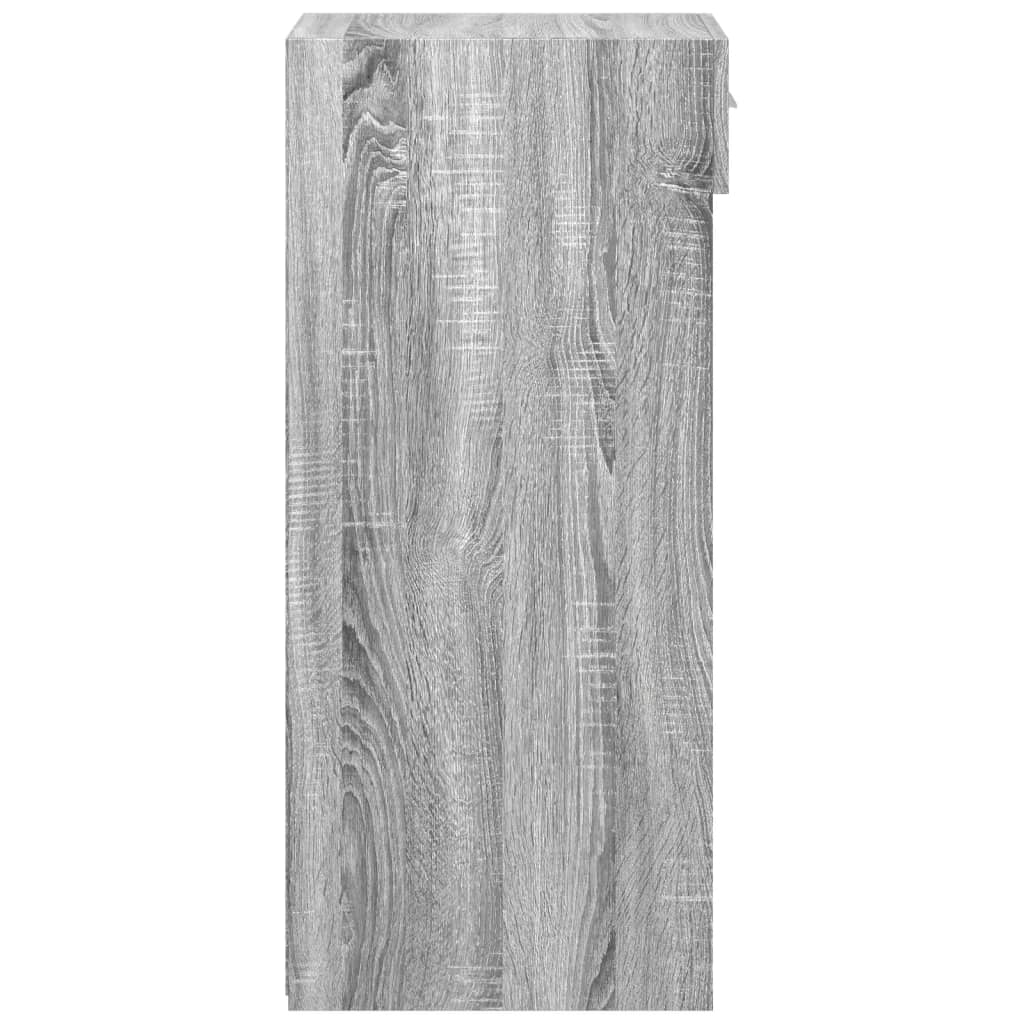 vidaXL Sideboard Grey Sonoma 30x42,5x93 cm Engineered Wood