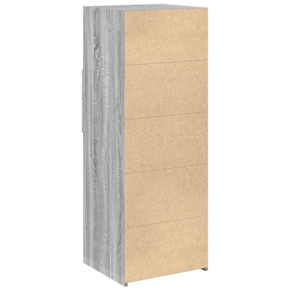 vidaXL Sideboard Grey Sonoma 30x42,5x93 cm Engineered Wood