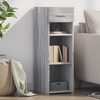 vidaXL Sideboard Grey Sonoma 30x42,5x93 cm Engineered Wood