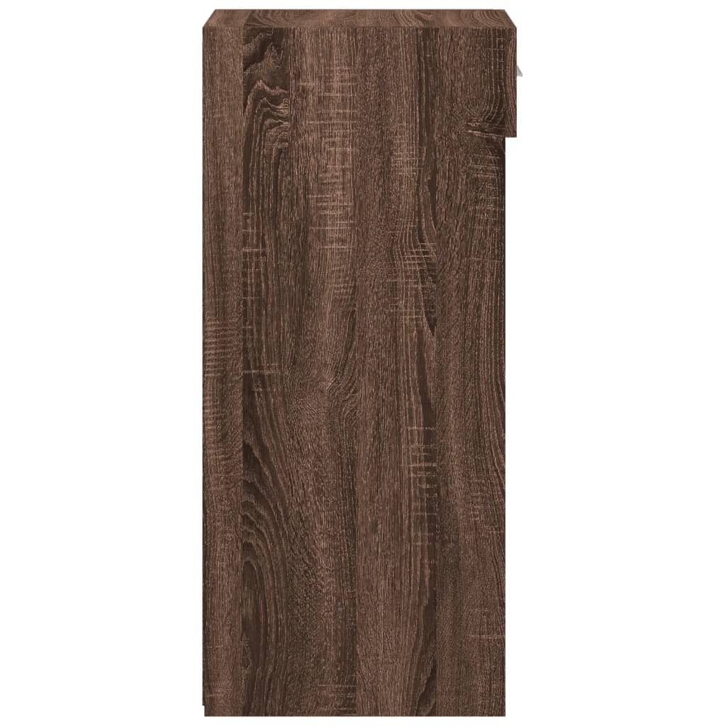 vidaXL Sideboard Brown Oak 30x42,5x93 cm Engineered Wood