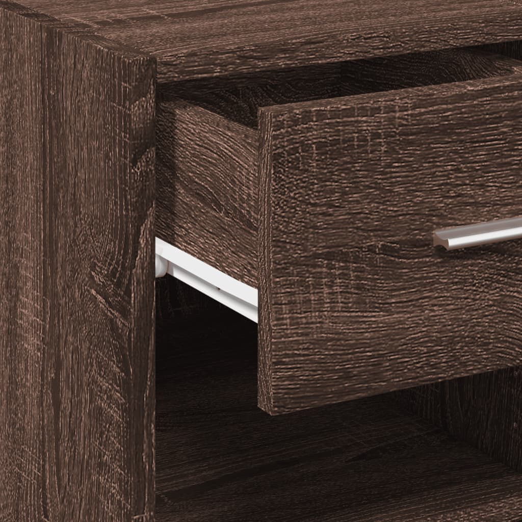 vidaXL Sideboard Brown Oak 30x42,5x93 cm Engineered Wood