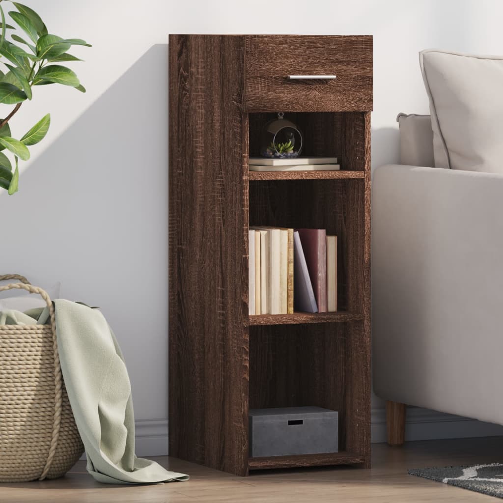 vidaXL Sideboard Brown Oak 30x42,5x93 cm Engineered Wood