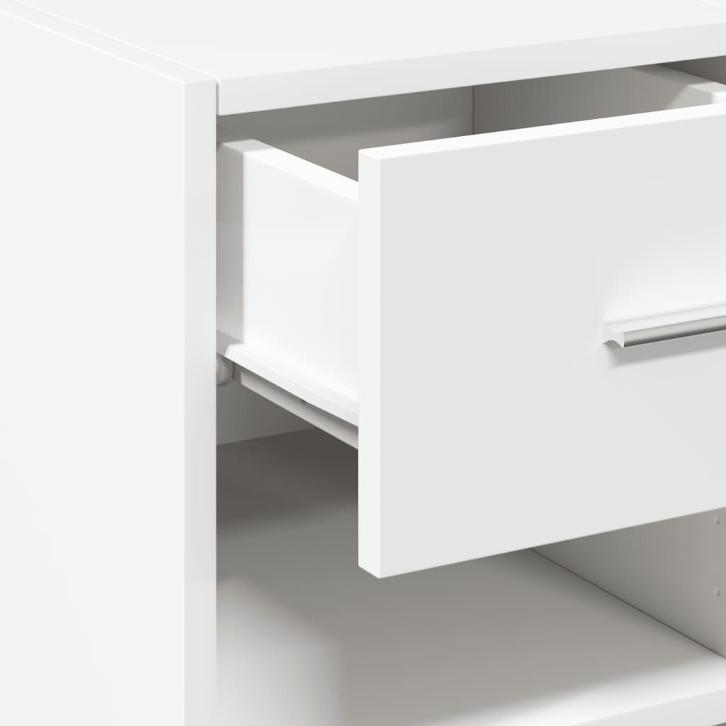 vidaXL Sideboard White 40x42.5x93 cm Engineered Wood