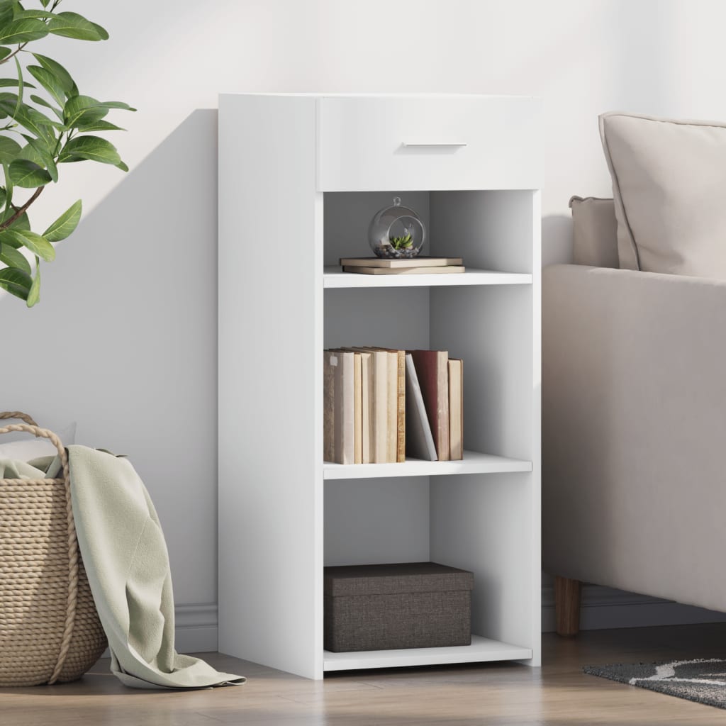 vidaXL Sideboard White 40x42.5x93 cm Engineered Wood