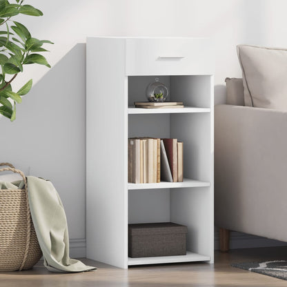 vidaXL Sideboard White 40x42.5x93 cm Engineered Wood