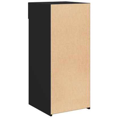 vidaXL Sideboard Black 40x42,5x93 cm Engineered Wood
