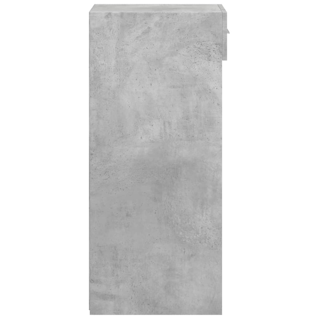 vidaXL Sideboard Concrete Grey 40x42,5x93 cm Engineered Wood