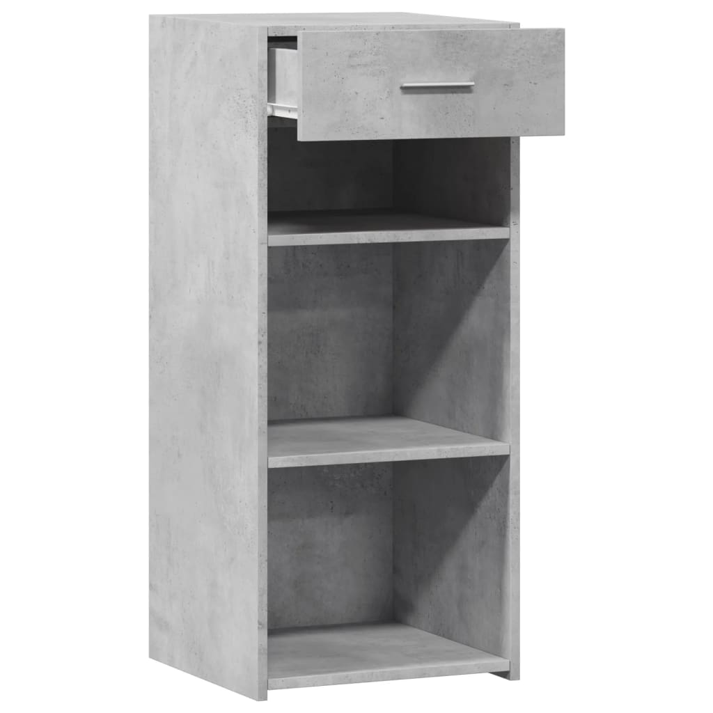 vidaXL Sideboard Concrete Grey 40x42,5x93 cm Engineered Wood